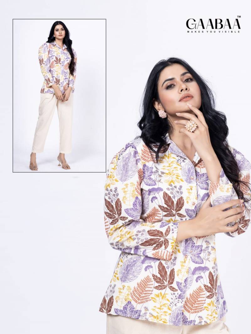 Gaabaa 899 Cotton Flex Printed Shirt Co Ord Set Wholesaler In Delhi